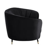 Achim Black Velvet Sofa Model LV00203 By ACME Furniture